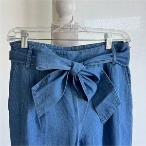 Draper James Blue Denim Jeans with Bow Accent